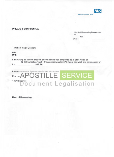 Sample cover letter for apostille california