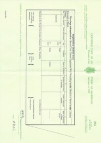 Marriage Certificate