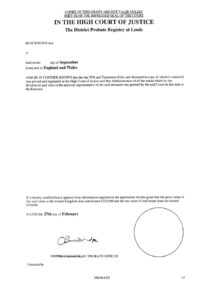 Probate Document