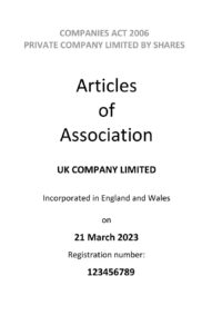 Articles of Association